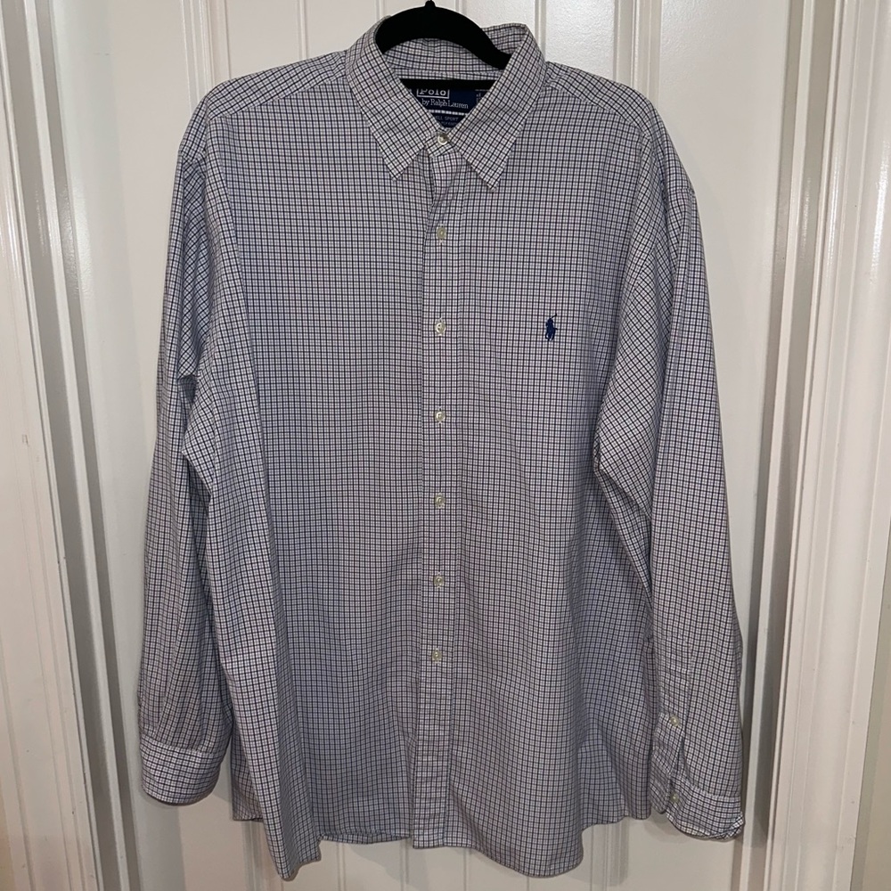 Polo Ralph Lauren, Lowell Sport Button Up, Blue Plaid, XL